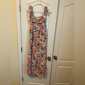 Isabel Maternity Floral Maxi Dress — size M